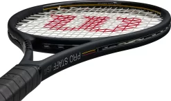 Wilson Triad Three Tennis Racquet -Ball Games Comprehensive Shop WR043811D2 Black DET alt1