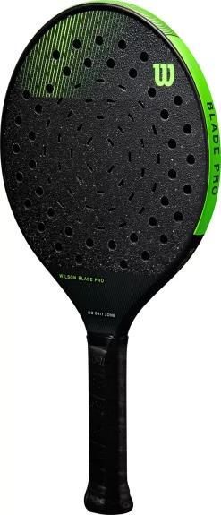 Wilson Blade Pro Gruuv Platform Tennis Paddle -Ball Games Comprehensive Shop WR063511U 2 BLACKGREEN AL