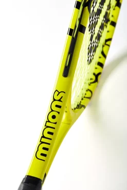 Wilson Minions Series Junior Tennis Racquet 13 Wilson Minions Series Junior Tennis Racquet -Ball Games Comprehensive Shop WR068910U YellowBlack DET alt1