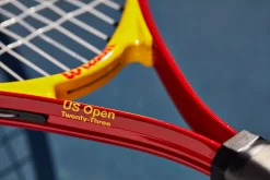 Wilson US Open 23 Junior Tennis Racket -Ball Games Comprehensive Shop WR082510U Red DET