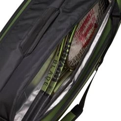 Wilson Super Tour 9-Pack Blade Bag -Ball Games Comprehensive Shop WR8016801001 GreenBlack DET alt3