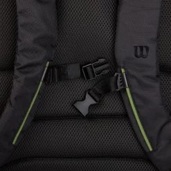 Wilson Blade Super Tour Backpack -Ball Games Comprehensive Shop WR8016901001 GreenBlack DET alt2