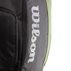 Wilson Blade Super Tour Backpack -Ball Games Comprehensive Shop WR8016901001 GreenBlack DET alt3