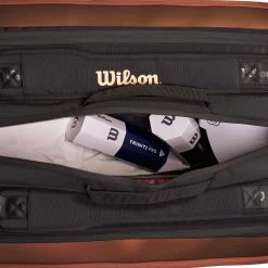 Wilson Super Tour Pro Staff V14 15-Pack Tennis Bag 19 Wilson Super Tour Pro Staff V14 15-Pack Tennis Bag -Ball Games Comprehensive Shop WR8021901001 Bronze DET alt2