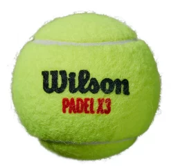Wilson Padel X3 Ball -Ball Games Comprehensive Shop WR8900801 Yellow OPKG