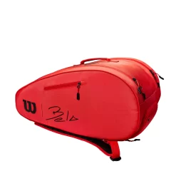 Wilson BELA Super Tour Padel Bag -Ball Games Comprehensive Shop WR8901202001 Red L