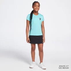 Prince Girls' Short Sleeve Graphic T-Shirt -Ball Games Comprehensive Shop YPT31309 ArcticOceanRcqtHeart MODSTLAD